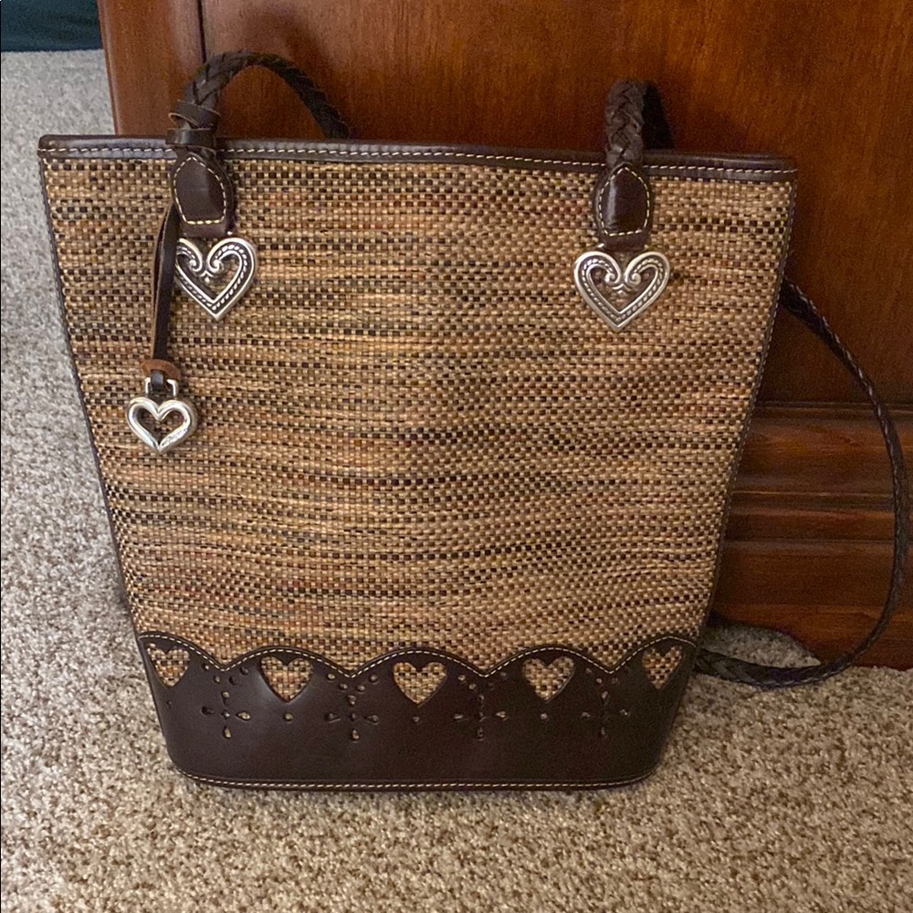 Brighton Tote Bag with Heart Accents